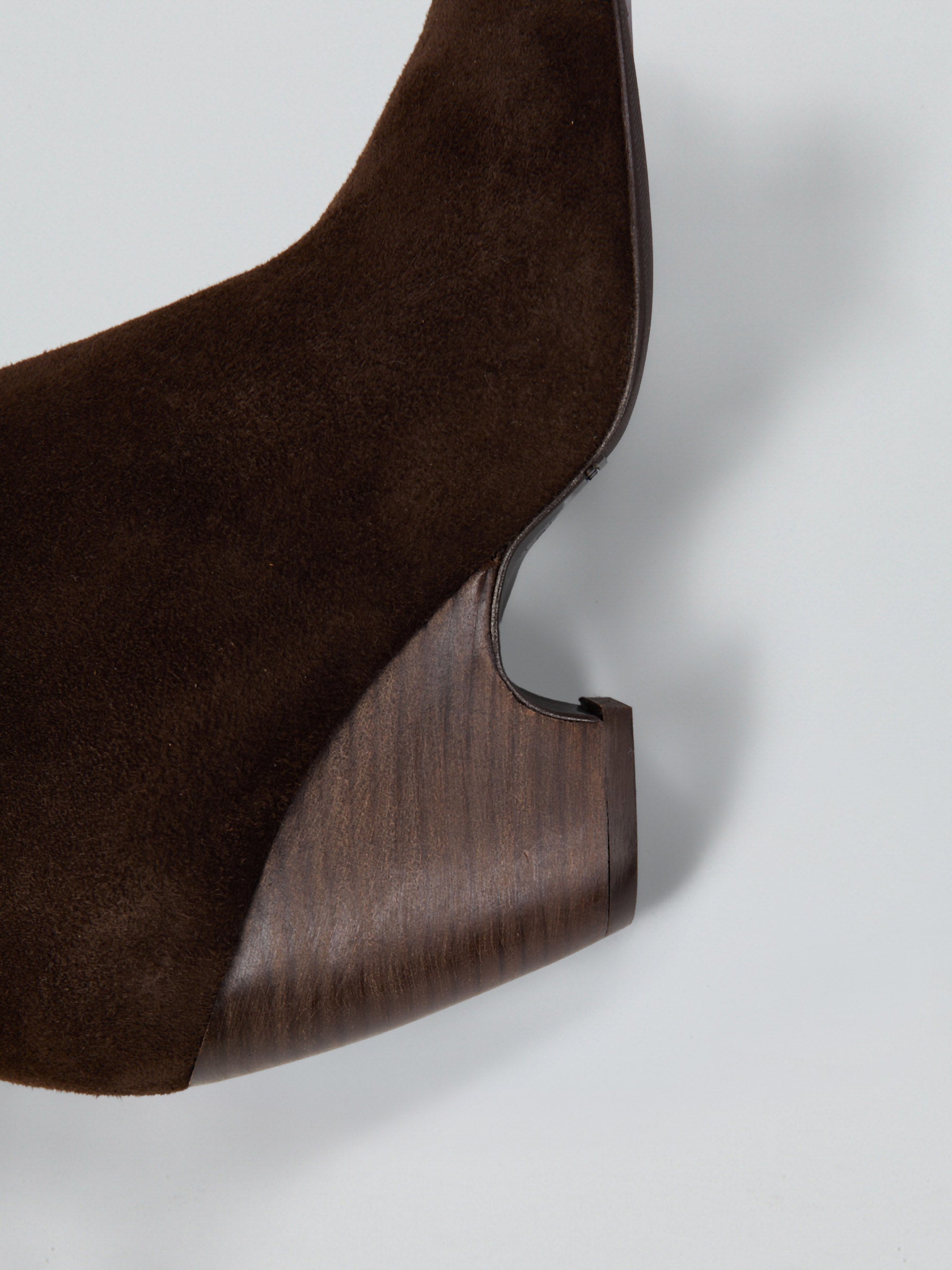 Ovyè Tronchetti con tacco camoscio moro tronchetti tacco 9 cm