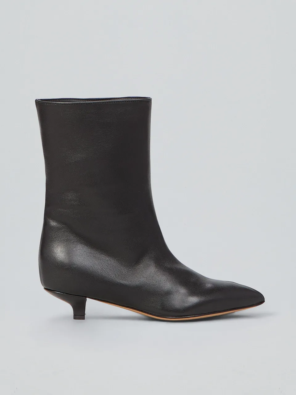 Ovyè Tronchetti con tacco Tronchetti pelle nero tacco 5 cm