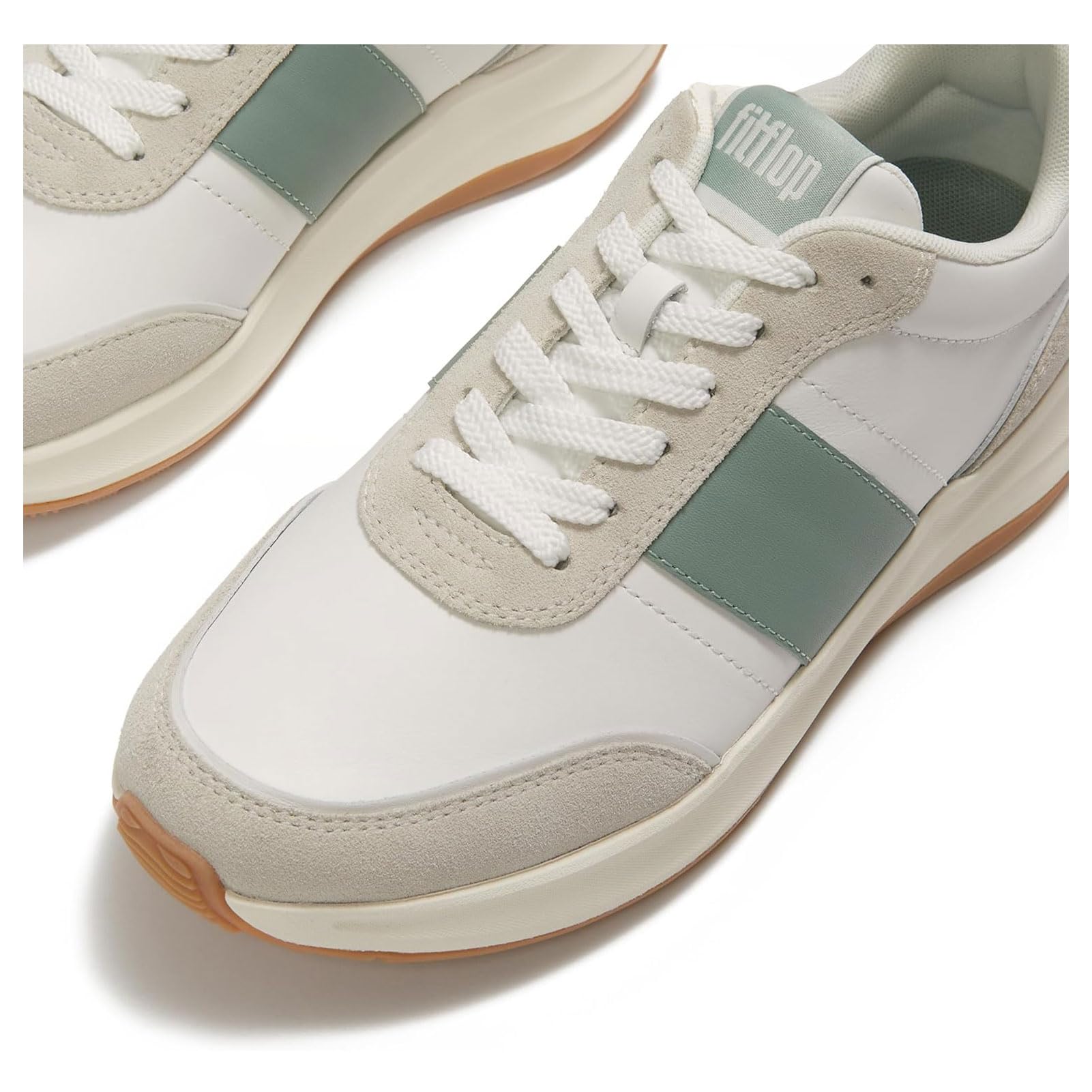 FitFlop F-Mode Flow sneakers donna pelle scamosciata flatform