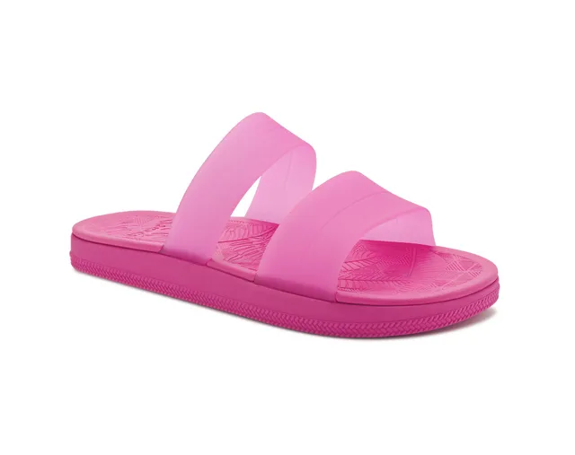 Sanuk Funshine 2 Strap ciabatte donna trasparenti berry