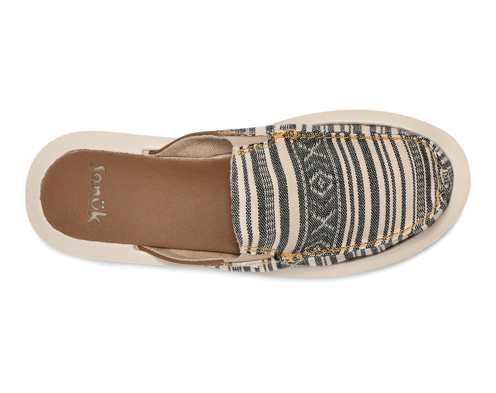 Sanuk You Got My Back ST Blanket mules donna Natural Black canapa