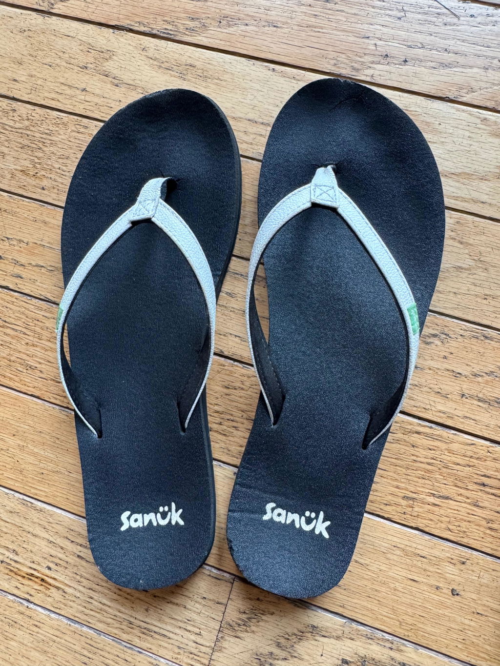 Sanuk Yoga Joy II infradito donna Nero memory foam