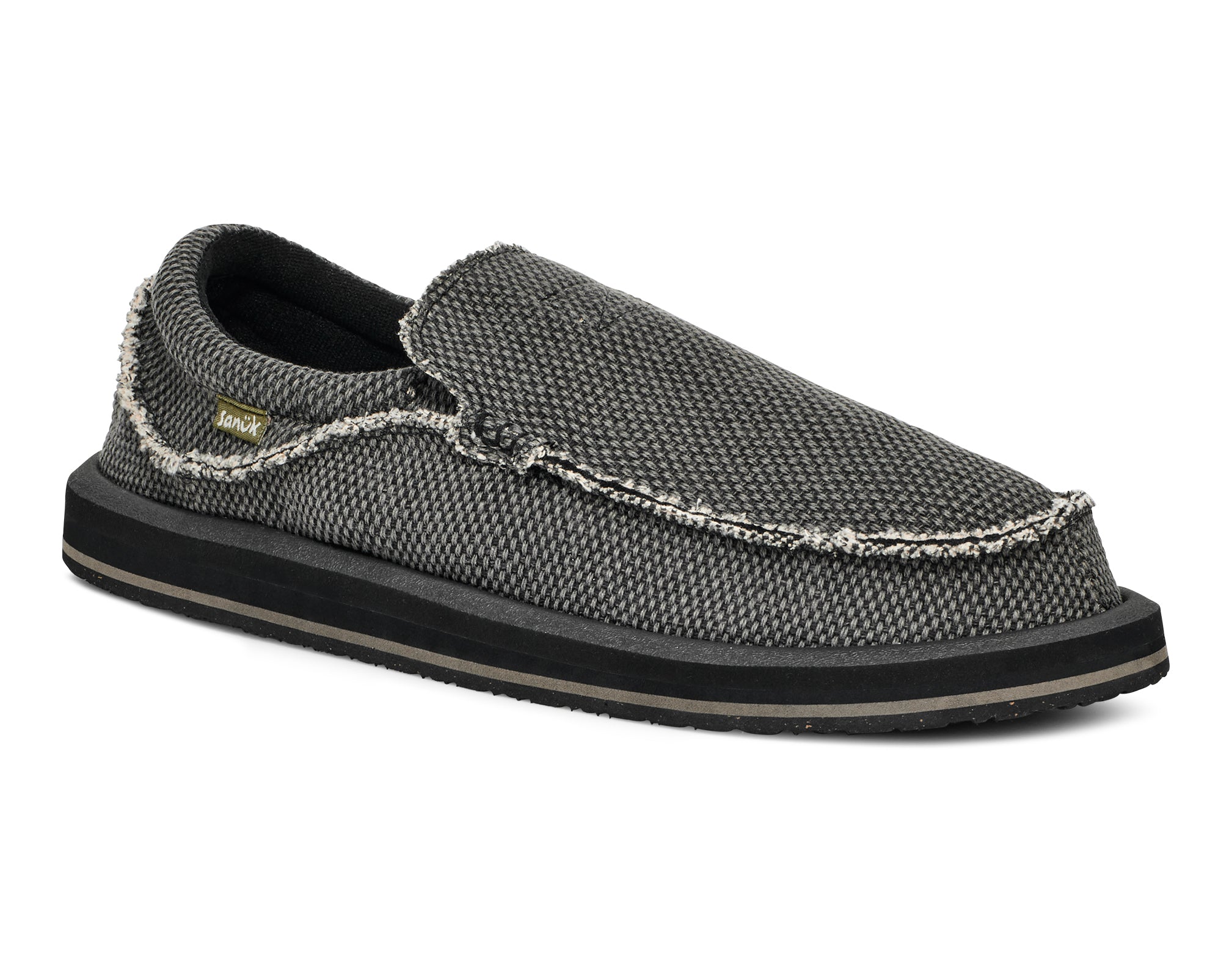 Sanuk Chiba Slip-On Uomo Marrone in Tela di Cotone