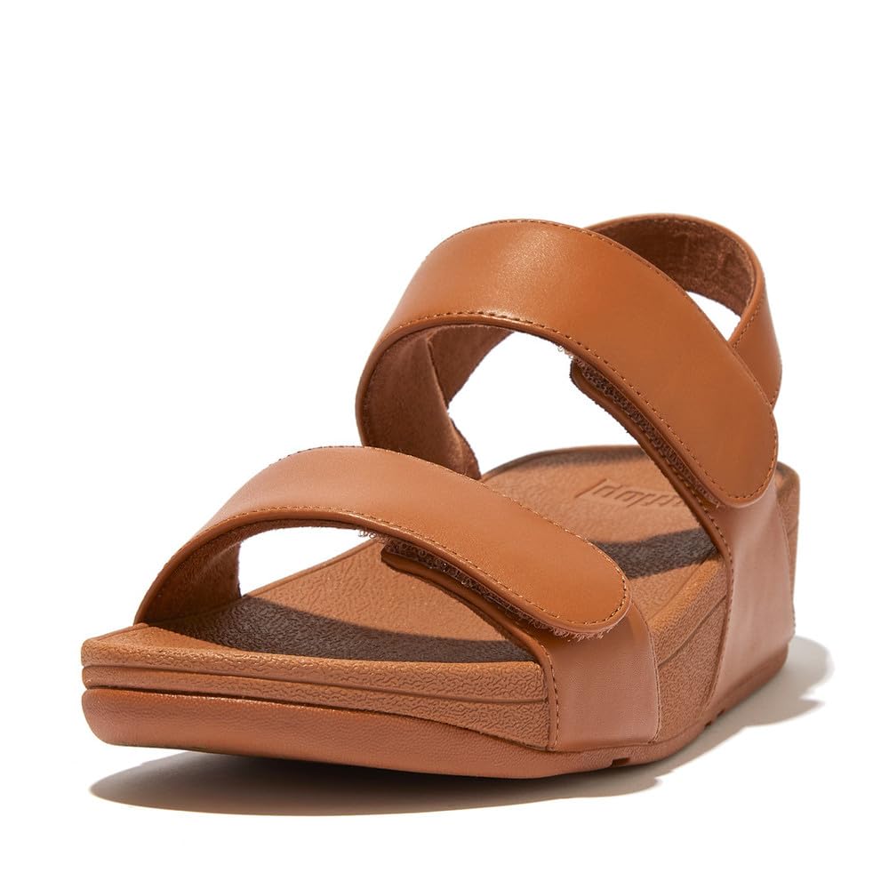 FitFlop Lulu Sandali Donna Neri in Pelle Regolabili
