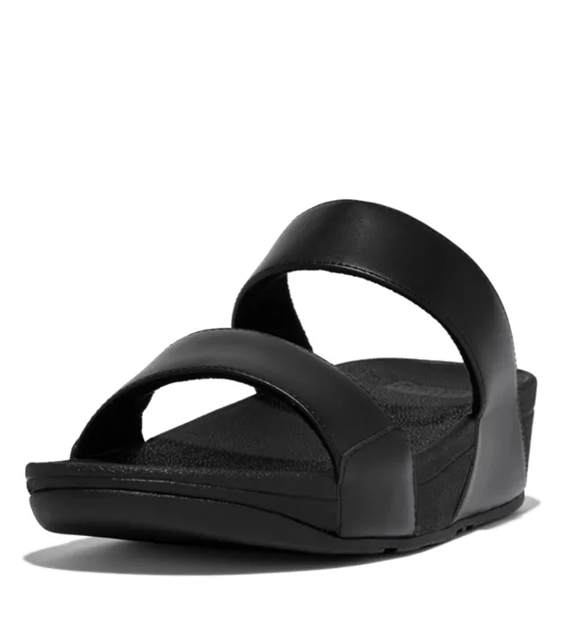 FitFlop Lulu Slide sandali donna pelle nero ergonomici