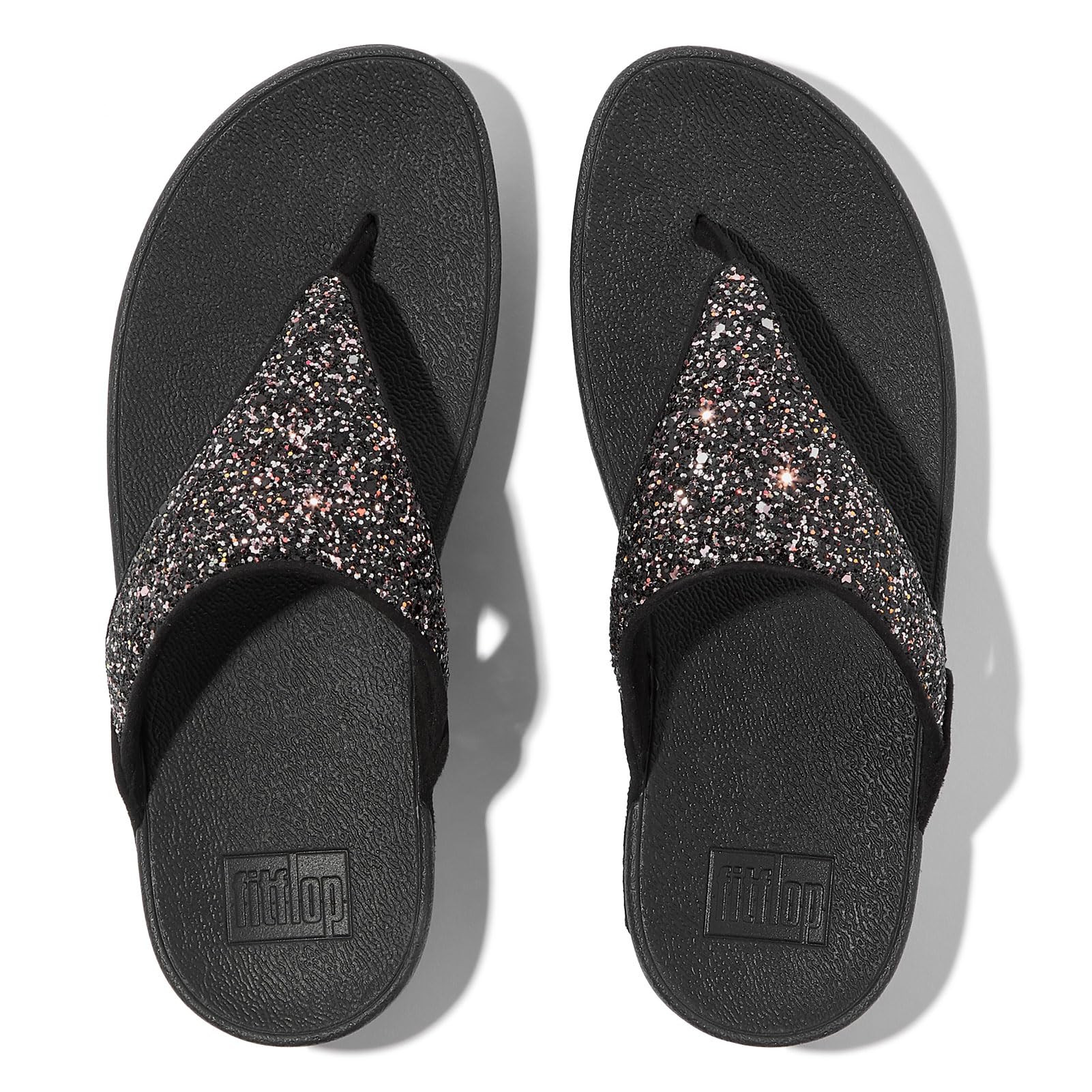 FitFlop Lulu infradito donna glitter Nero plantare comodo