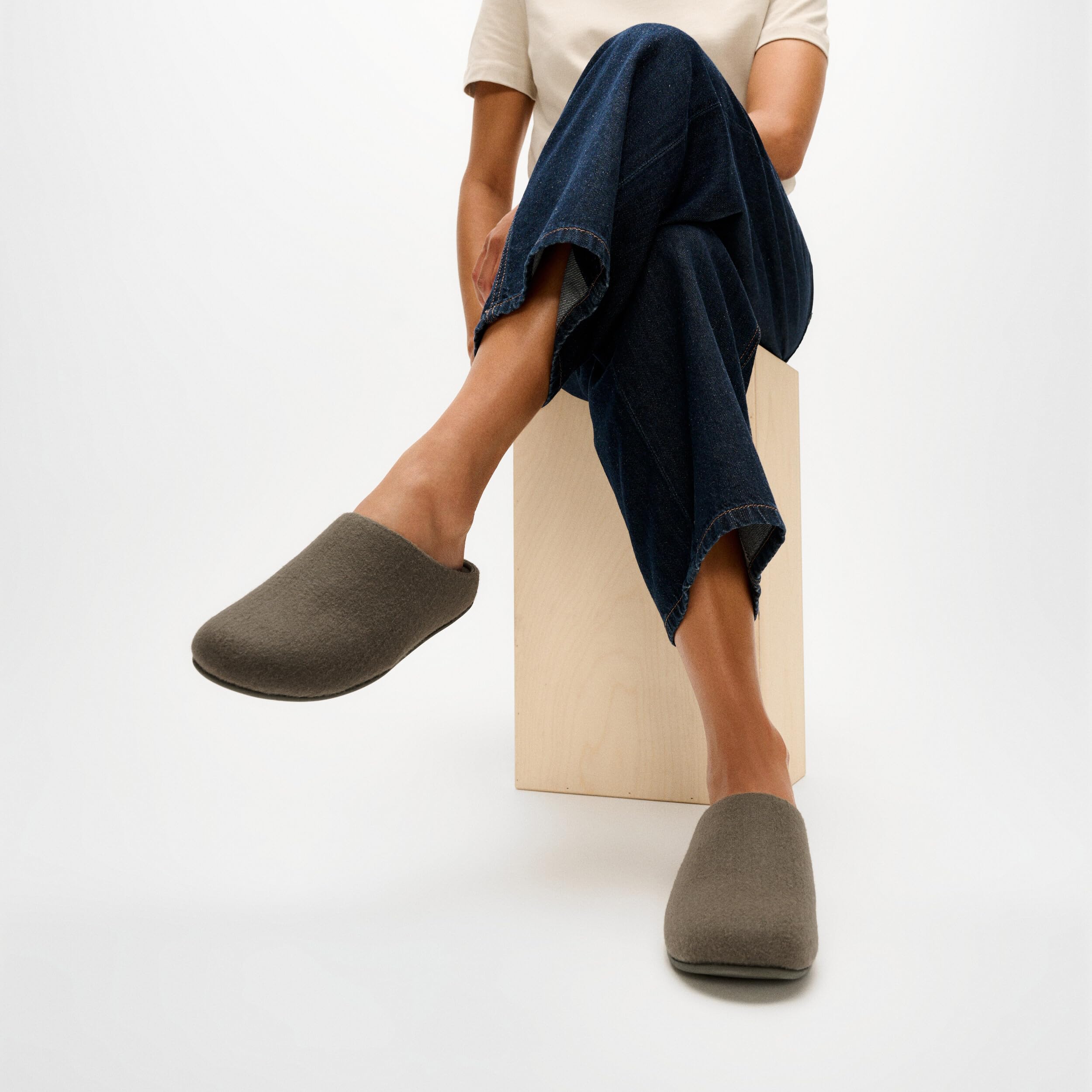 FitFlop Flow Feltro slippers donna feltro nero