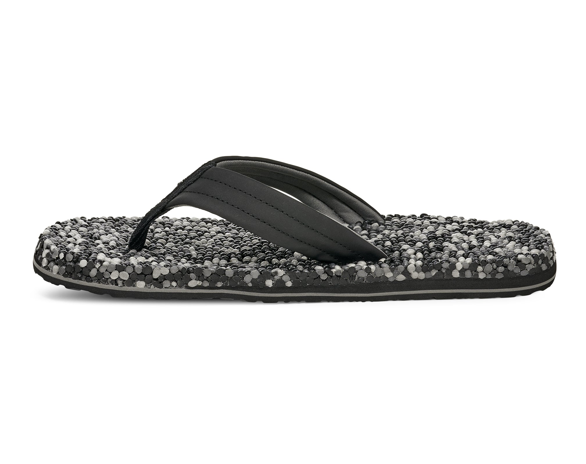 Sanuk Bubblecush Infradito Uomo Massaggianti Nero