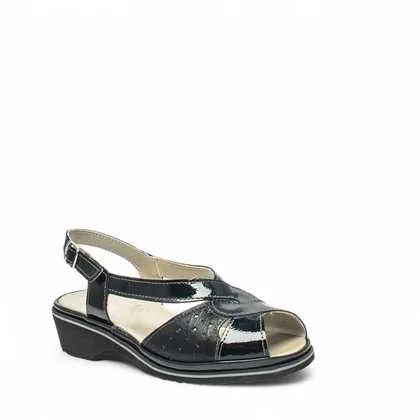 Cinzia Soft Sandali S Sandalo Zeppa Pelle Nero 40/60