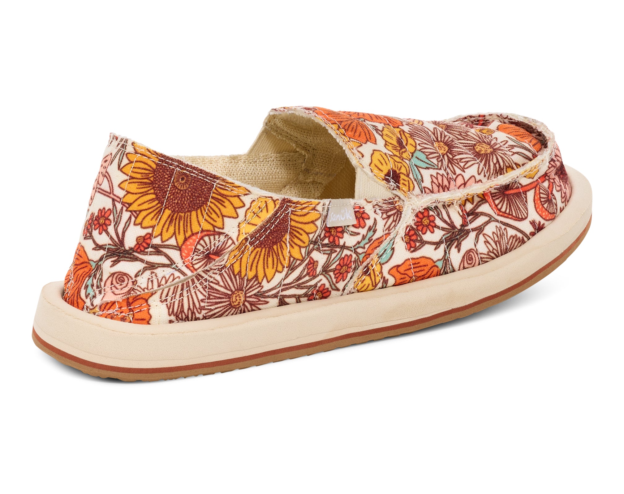 Sanuk Donna Floral Quilt slip on donna cotone floreale
