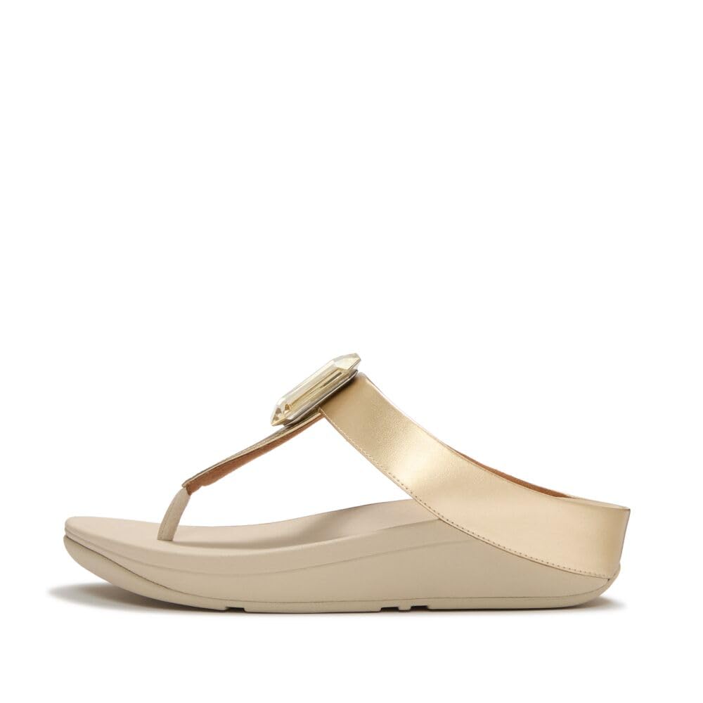 FitFlop Fino Crystal Prism sandali donna infradito 39 argento