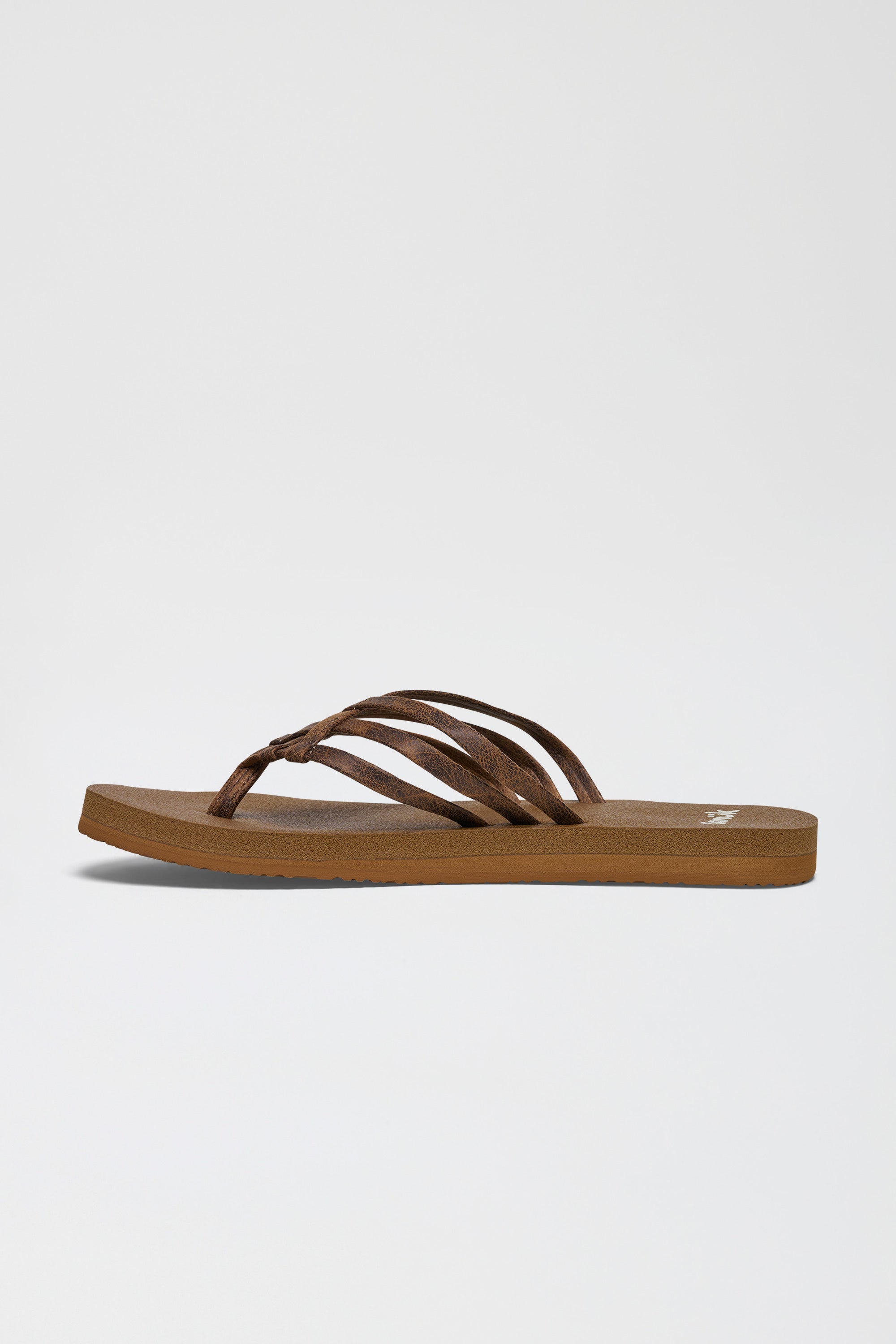 Sanuk Yoga Sandy Novelty sandali donna Ojai Tan memory foam
