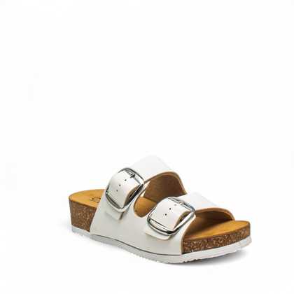 Cinzia Soft Sandali Birkenstock Donna Bianco Sintetico