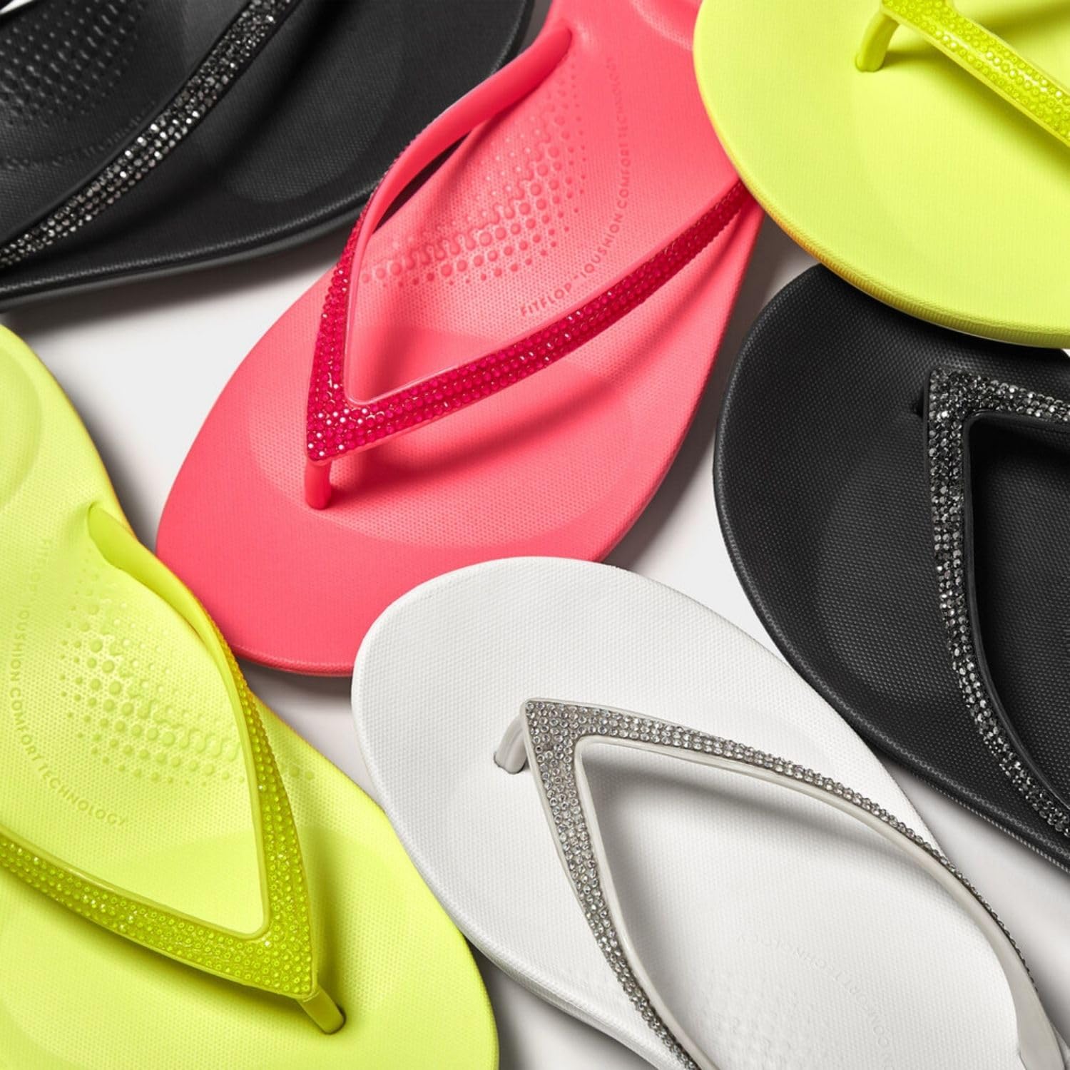 FitFlop iQushion Sparkle infradito donna con brillantini impermeabile