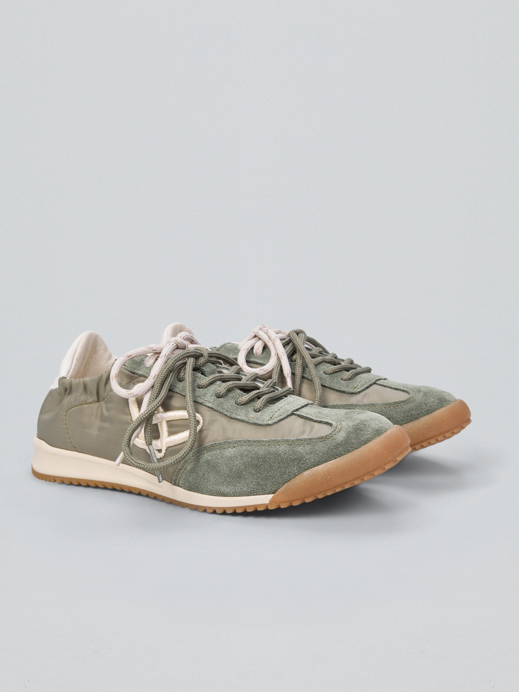 Ovye Sneakers in camoscio sneaker verde loden comfort