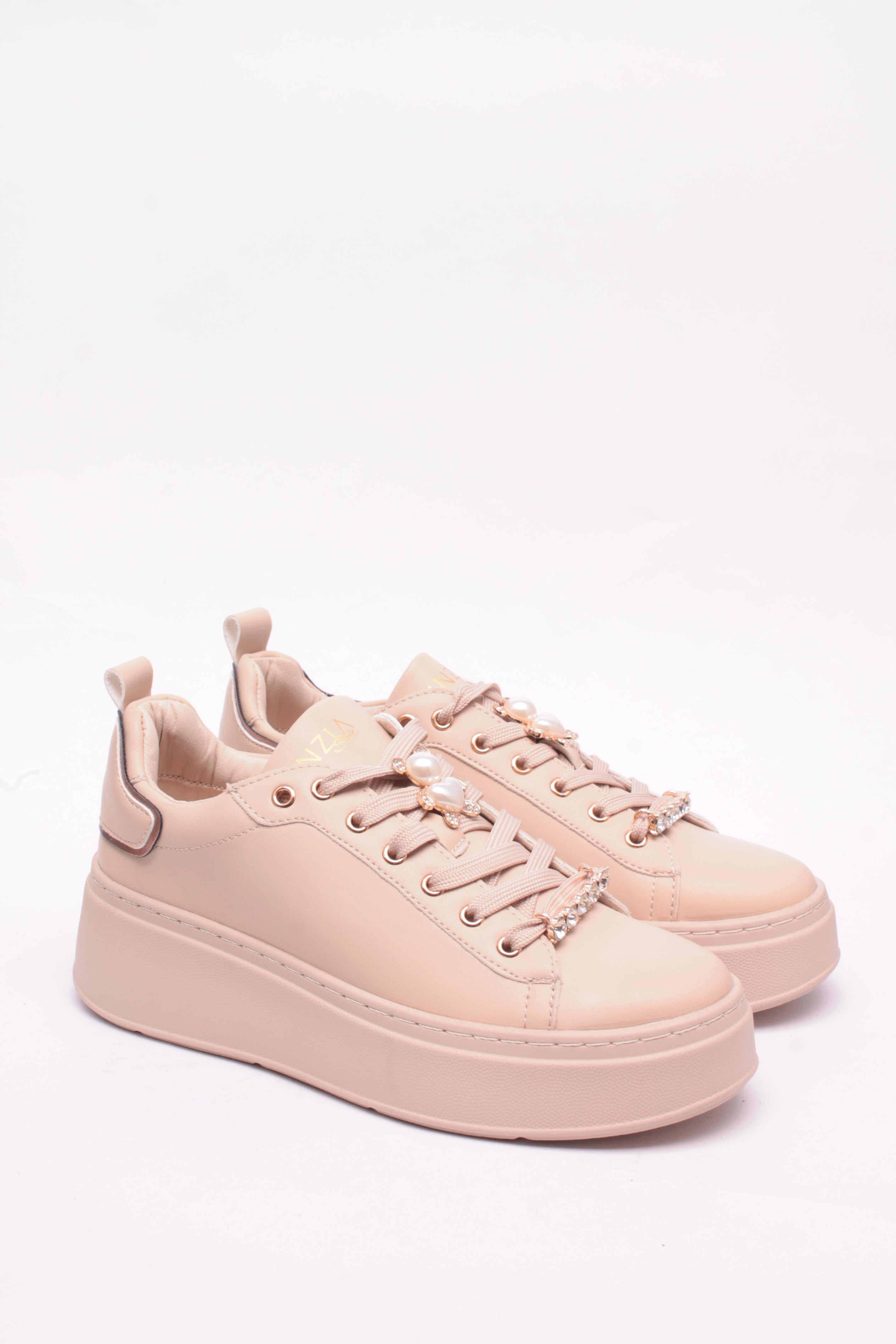 Cinzia Soft Mocassini CI2058 Mocassino Beige Tacco 5 cm