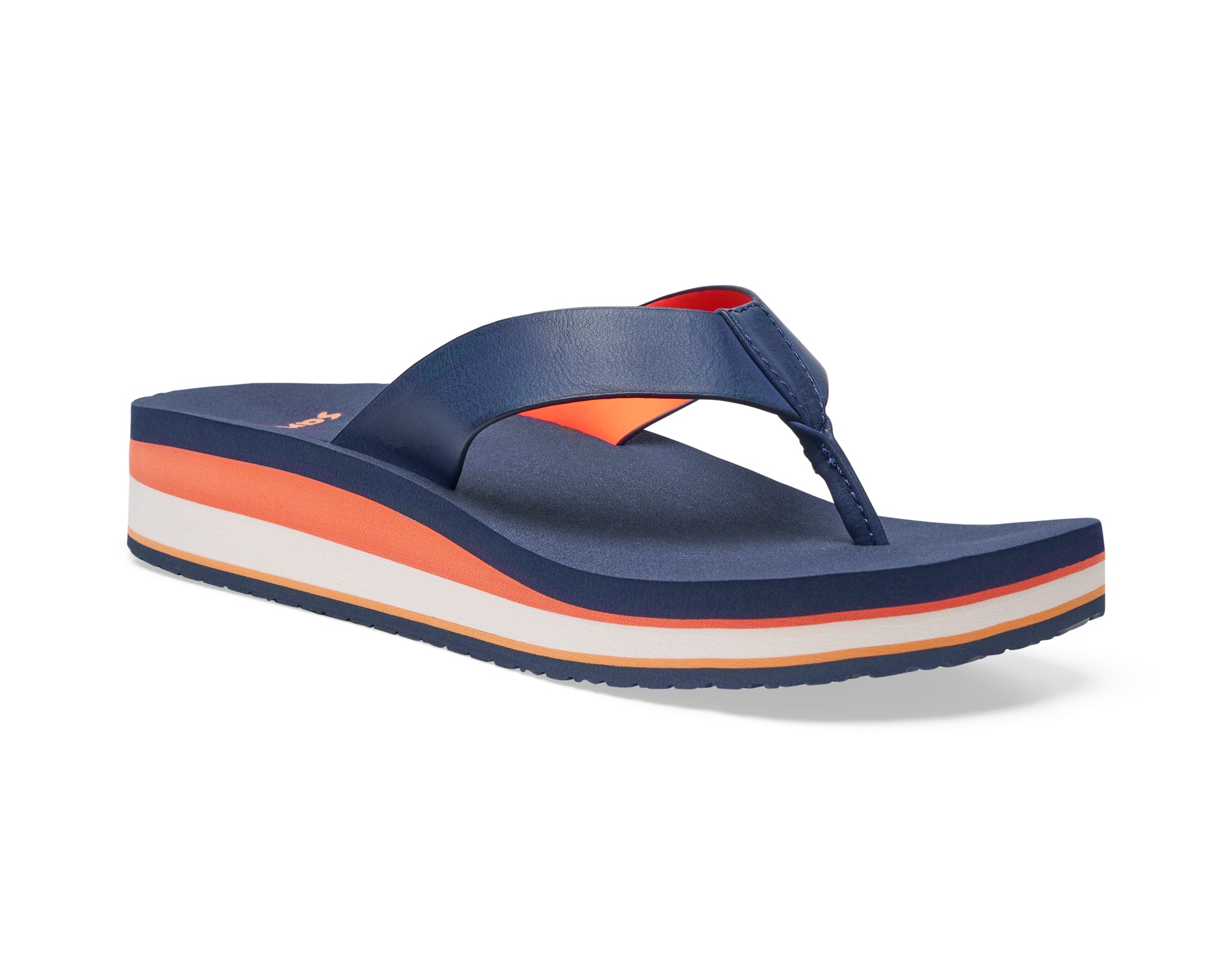 Sanuk Highland Infradito Platform Donna Nero Comode