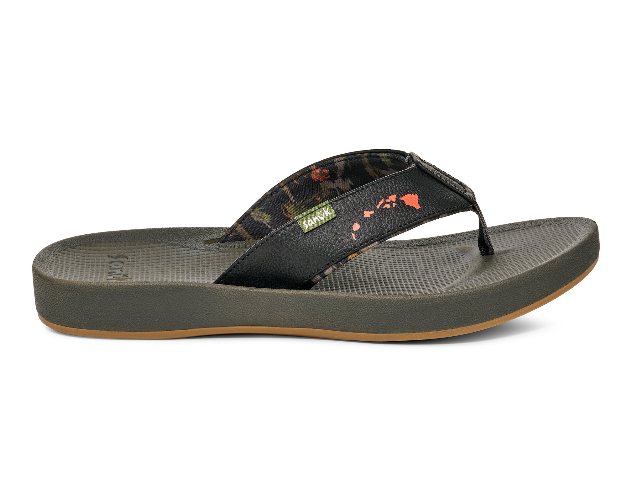 Sanuk Cosmic Coast Hawaii Sandali Uomo Water-Friendly Neri