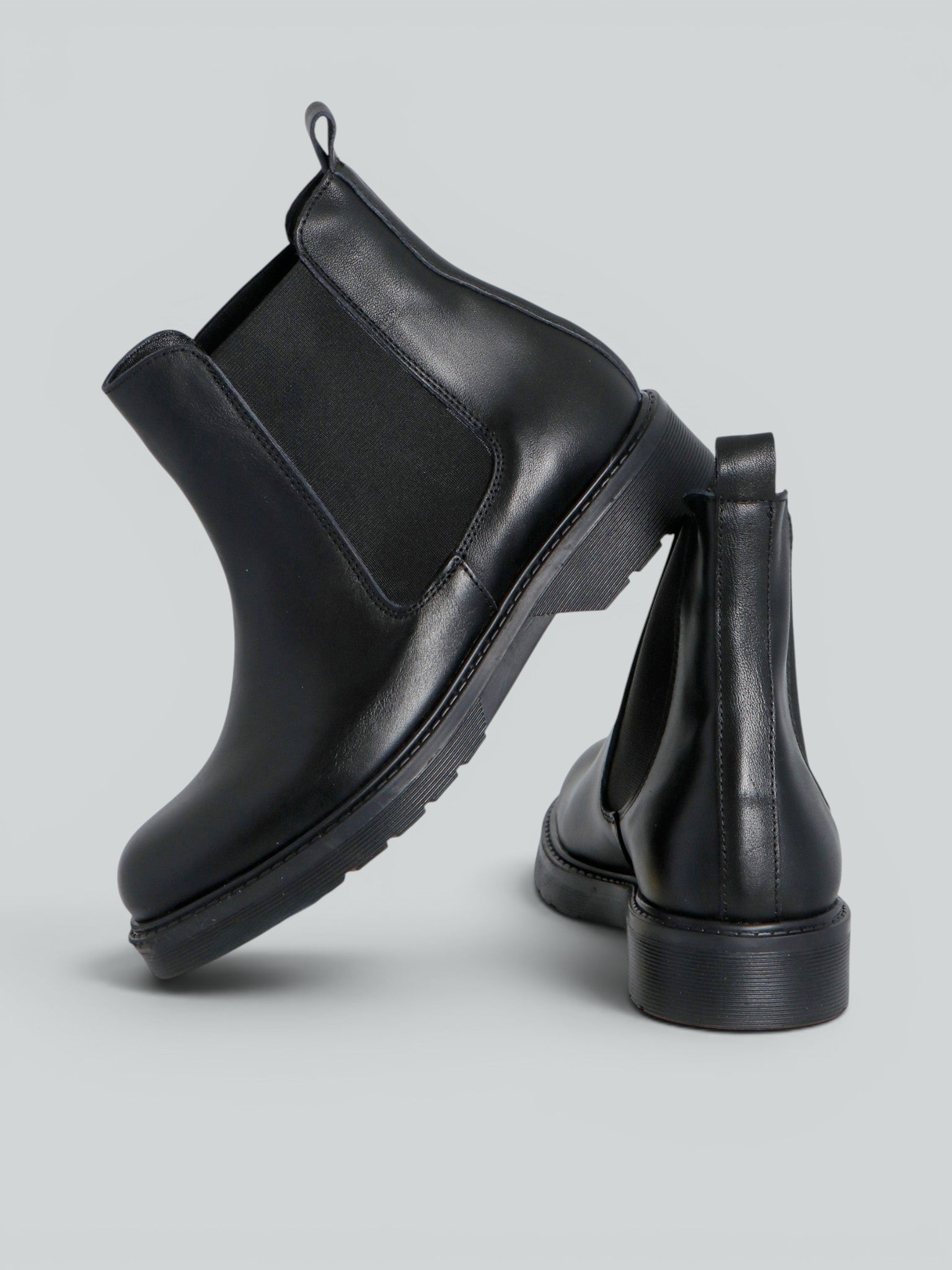 Ovyè Chelsea Boot Pelle Nera Tacco 3 cm Taglia 38