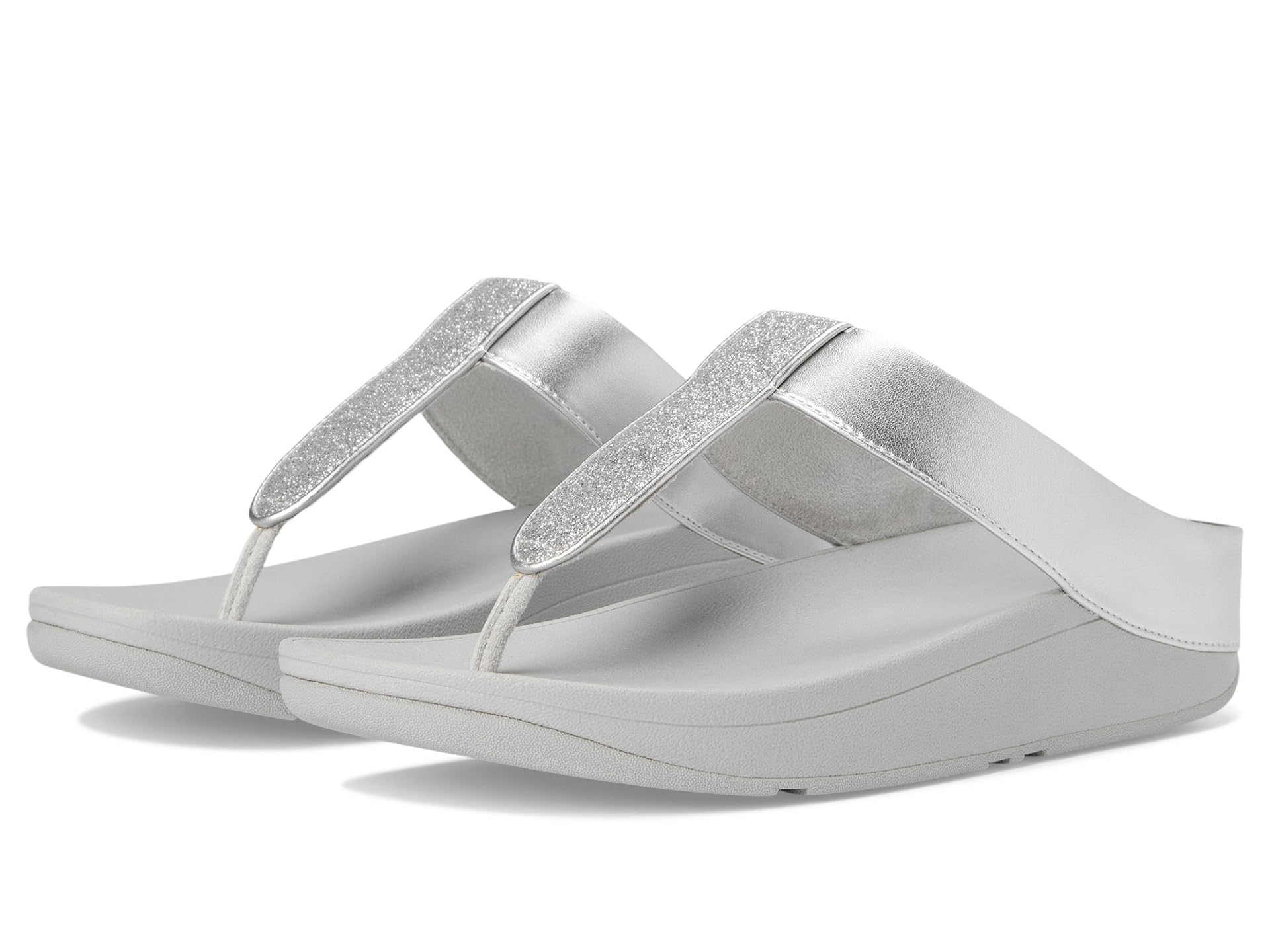 FitFlop Fino Glitterdust Sandali Argento Glitter