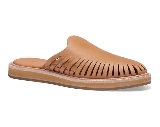 Sanuk You Huarache mocassini donna color tan in pelle
