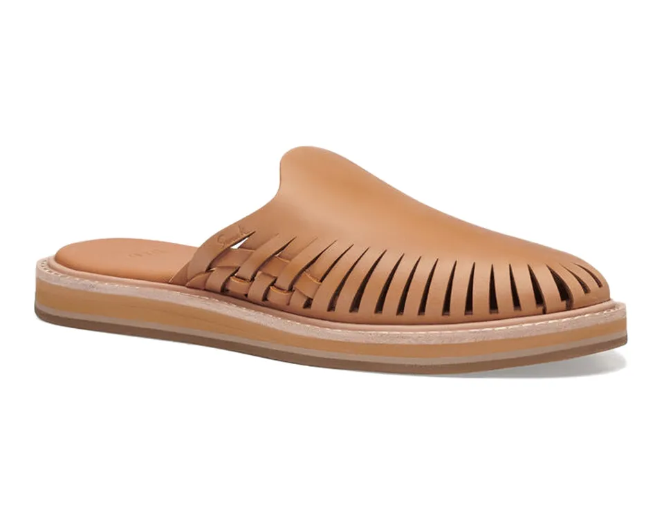 Sanuk You Huarache mocassini donna color tan in pelle