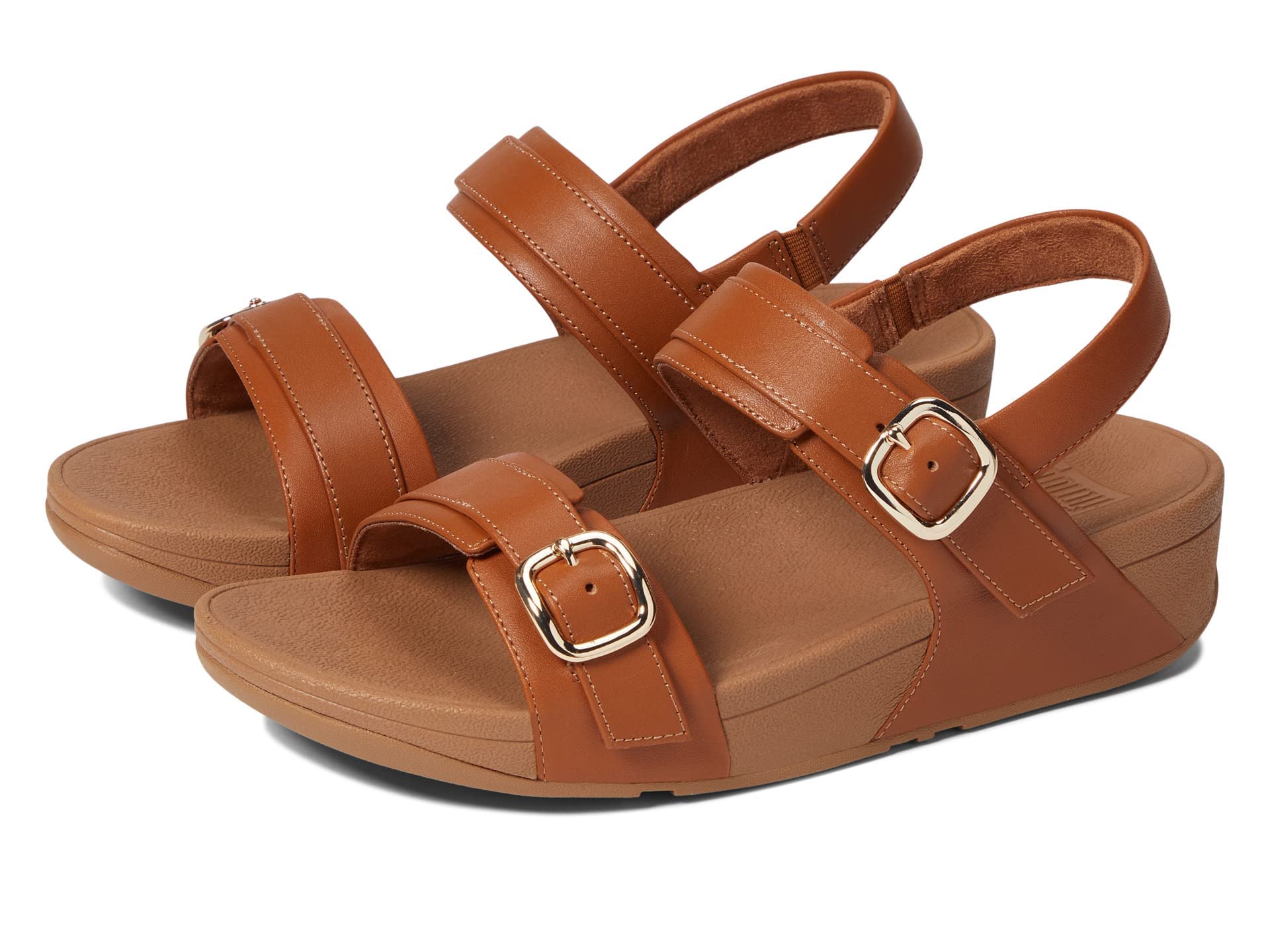 FitFlop Lulu Sandali Donna Neri in Pelle Regolabili