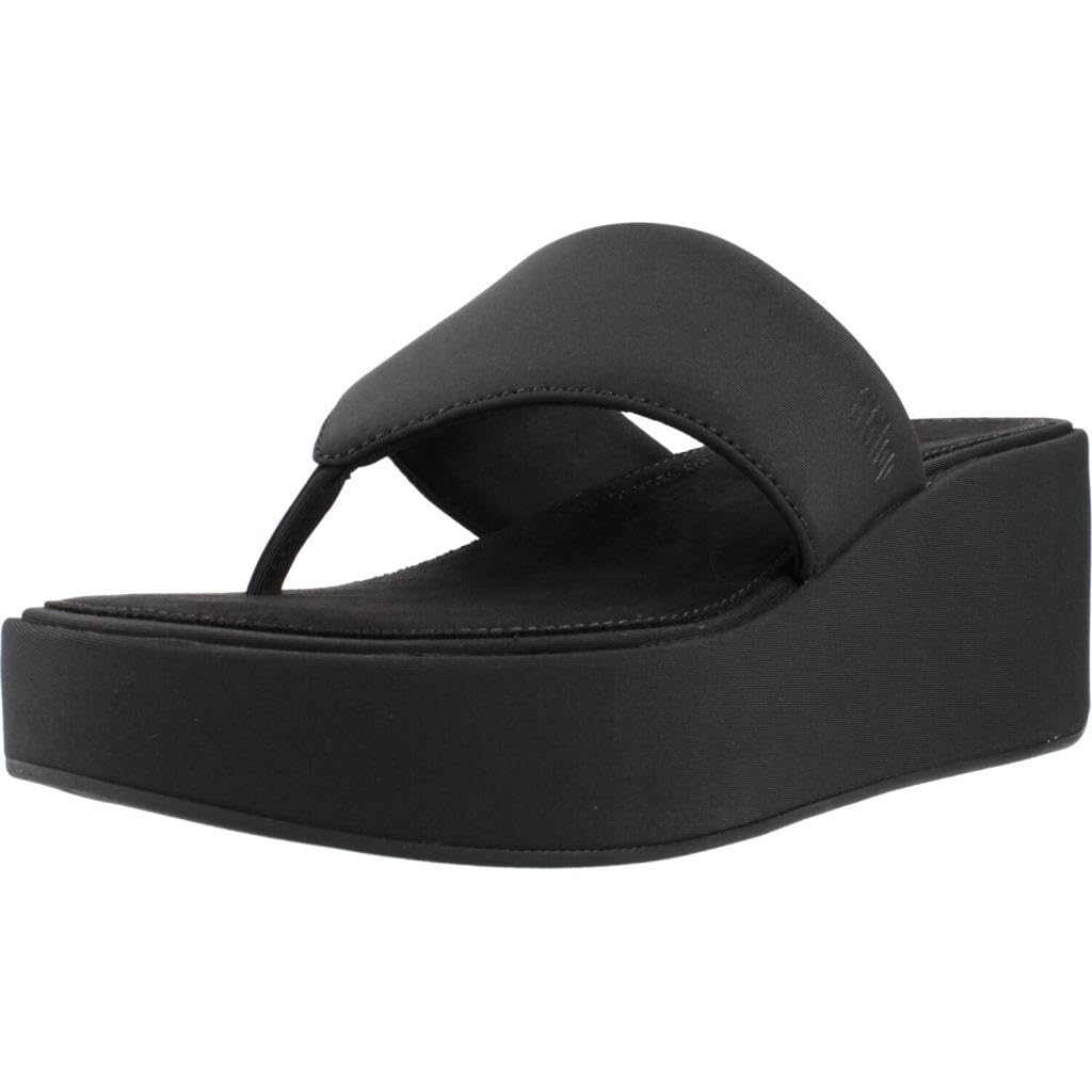 FitFlop Platfforms Wedge Infradito Donna Nero Zeppa