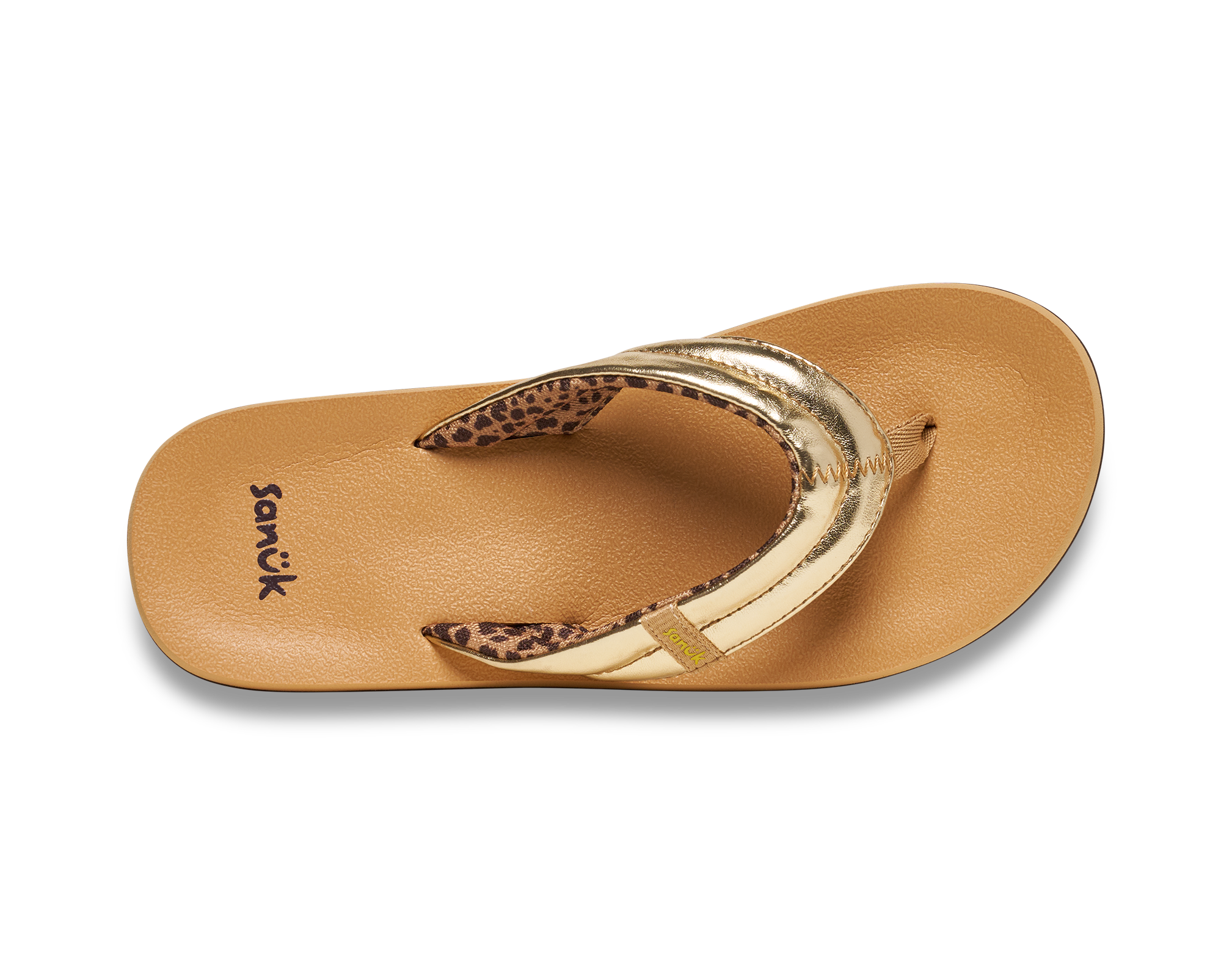 Sanuk Wavy ciabatte ragazzi Tan acqua asciugatura rapida