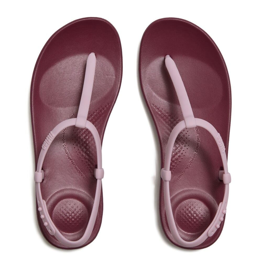 FitFlop iQushion Splash Sandali Donna 39 EU Verde Glint