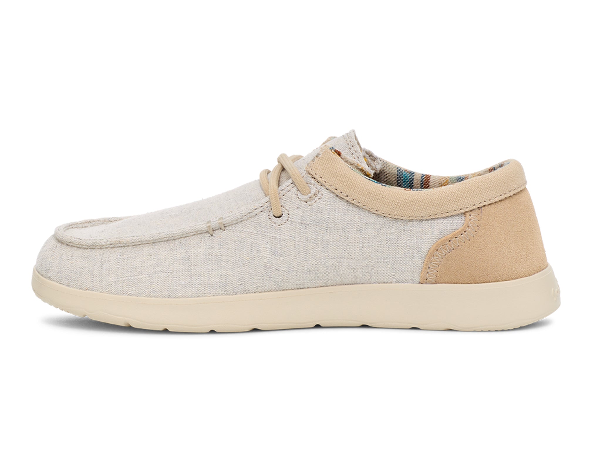 Sanuk Shaka Lite 2 Sl slip on donna Cream lana sughero