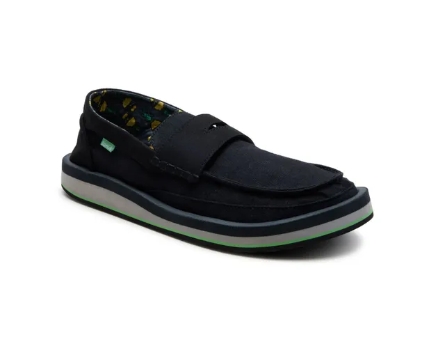 Sanuk Donny Loafer mocassini uomo neri vegani comodi