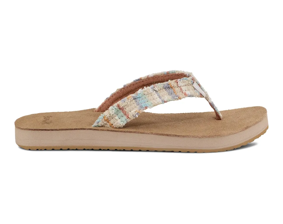Sanuk Fraidy Cat infradito donna sand multi