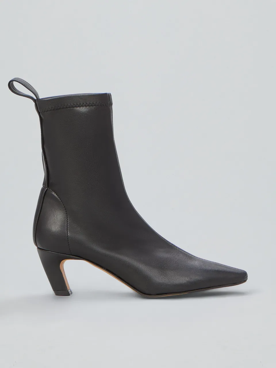 Ovyè Tronchetti stretch tronchetti ecopelle nero tacco 5 cm
