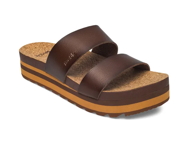 Sanuk Alt-Itude Sandali Platform Ojai Rawhide sughero