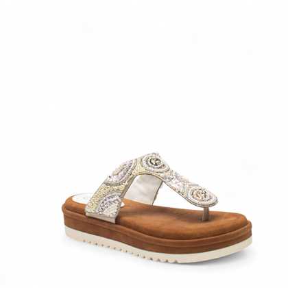 Cinzia Soft Sandali sandalo donna pelle black/multi gomma