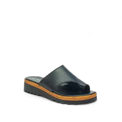 Cinzia Soft Sandali CM Sandalo Pelle Nero Fondo Gomma