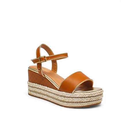 Cinzia Soft Sandali Donna Zeppa Bianco Fondo Gomma