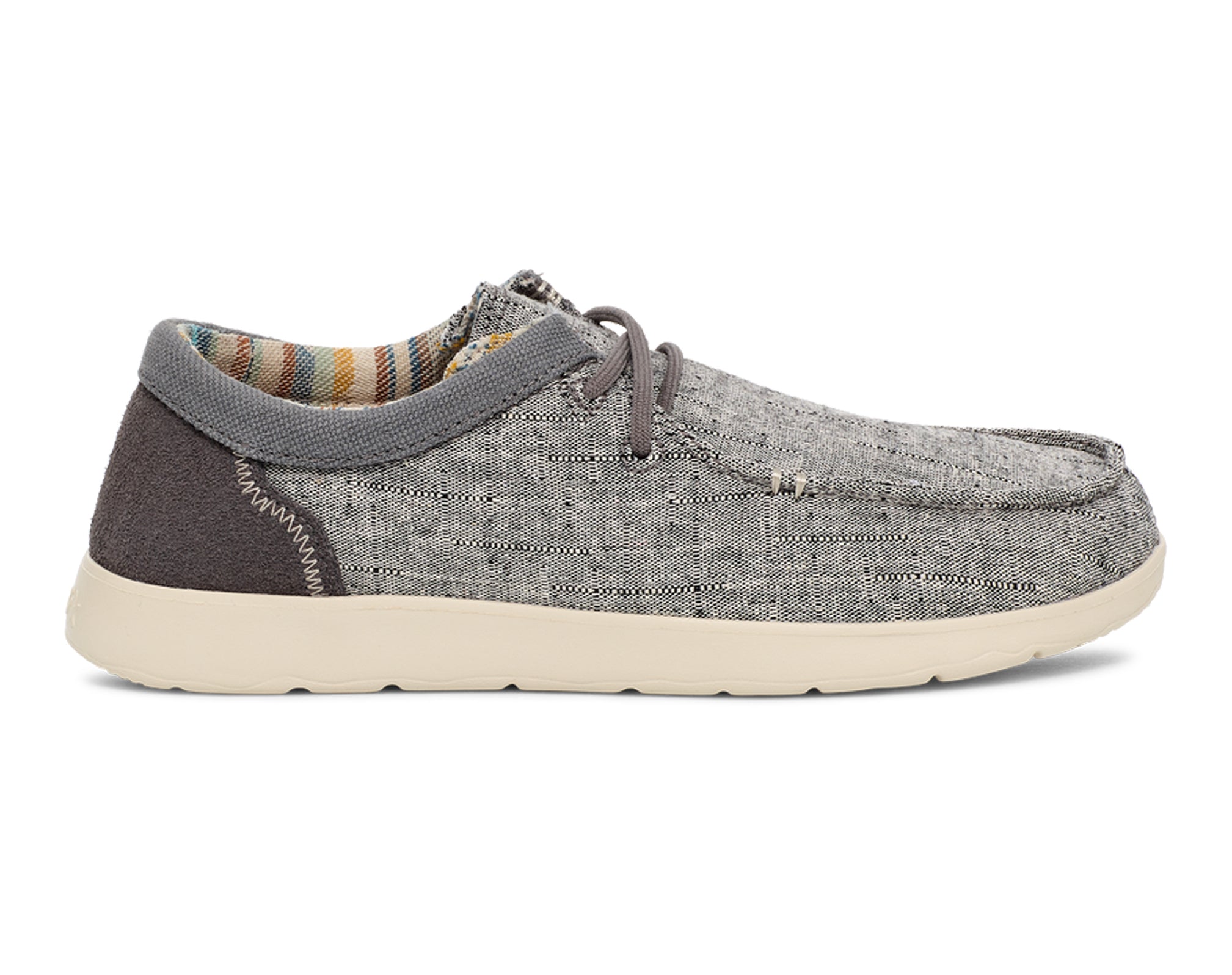 Sanuk Shaka Lite 2 Sl slip on donna Cream lana sughero