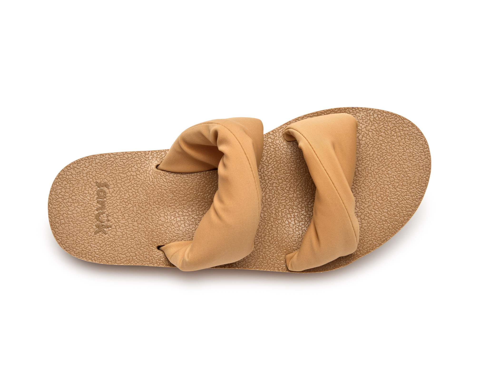 Sanuk Yoga Twist-N-Slide sandali donna Tan platform