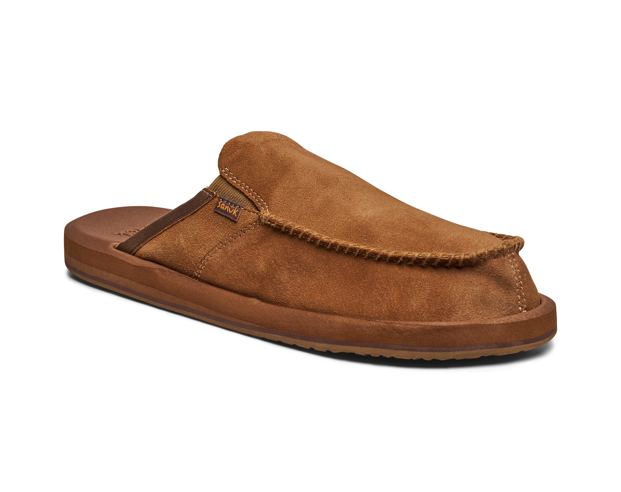 Sanuk You Got My Back Leather mule uomo Tan pelle