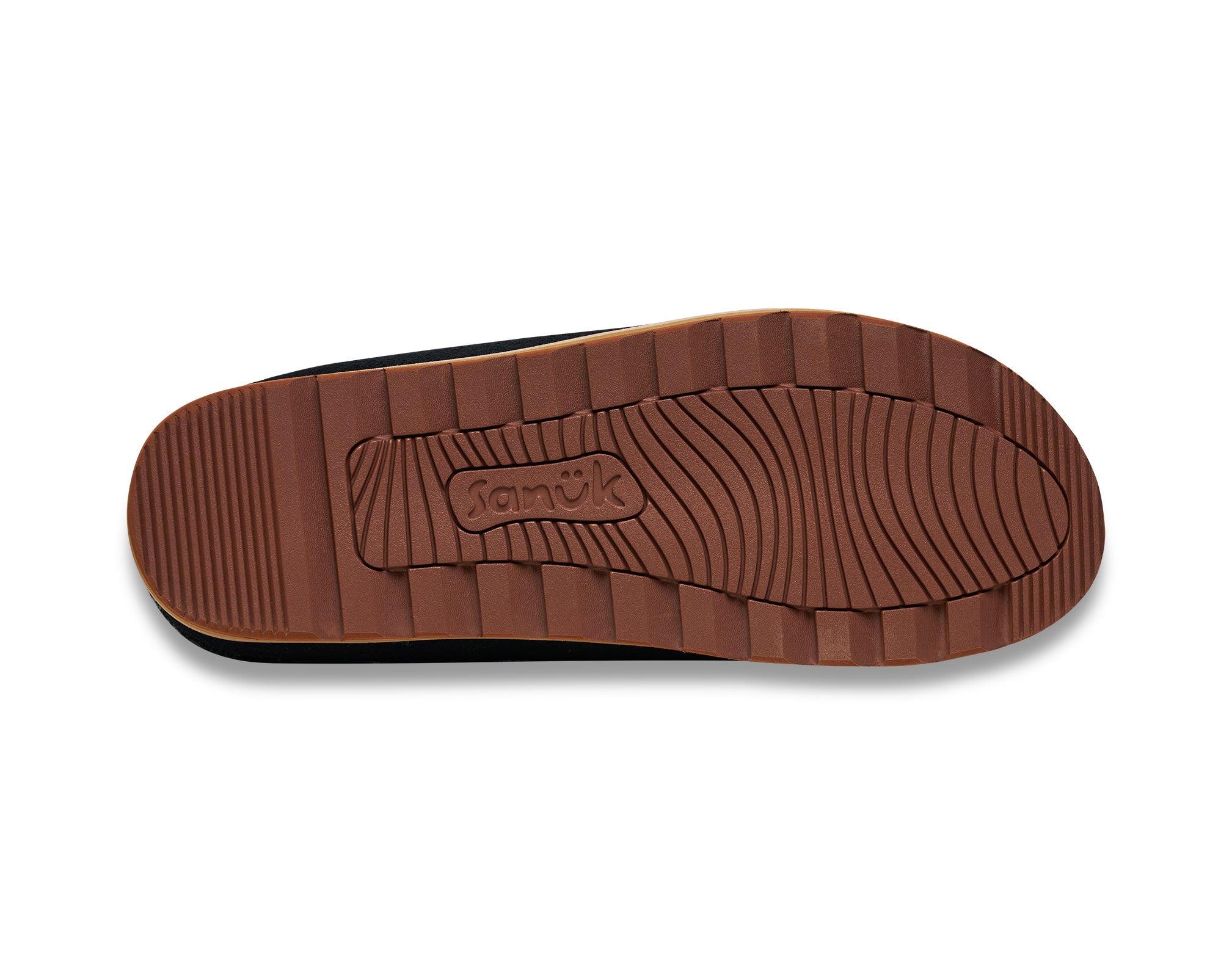 Sanuk Yoga Cloud Lounger Pantofole Uomo Camoscio Nero