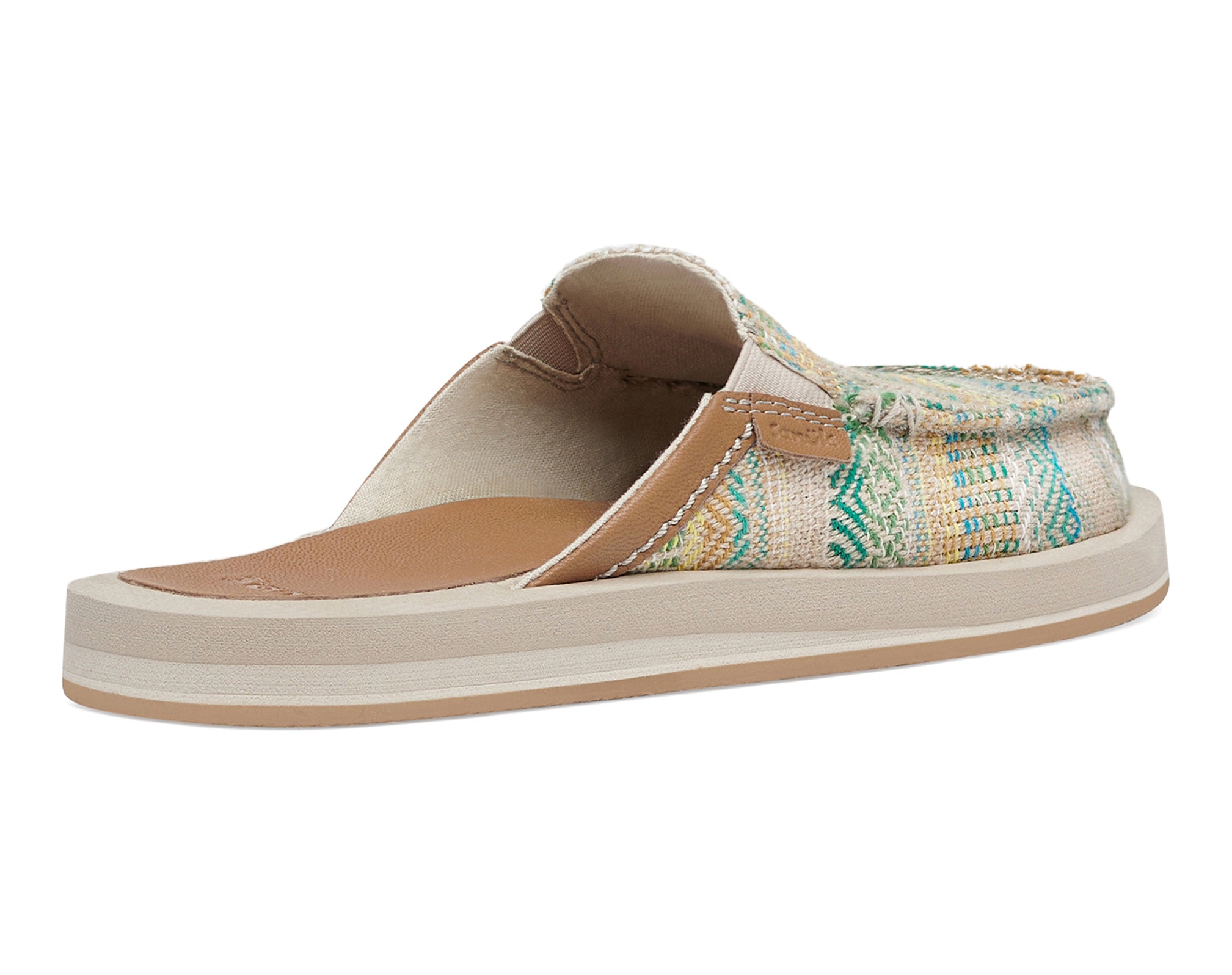 Sanuk You Got My Back St Artesano mules Blue Green