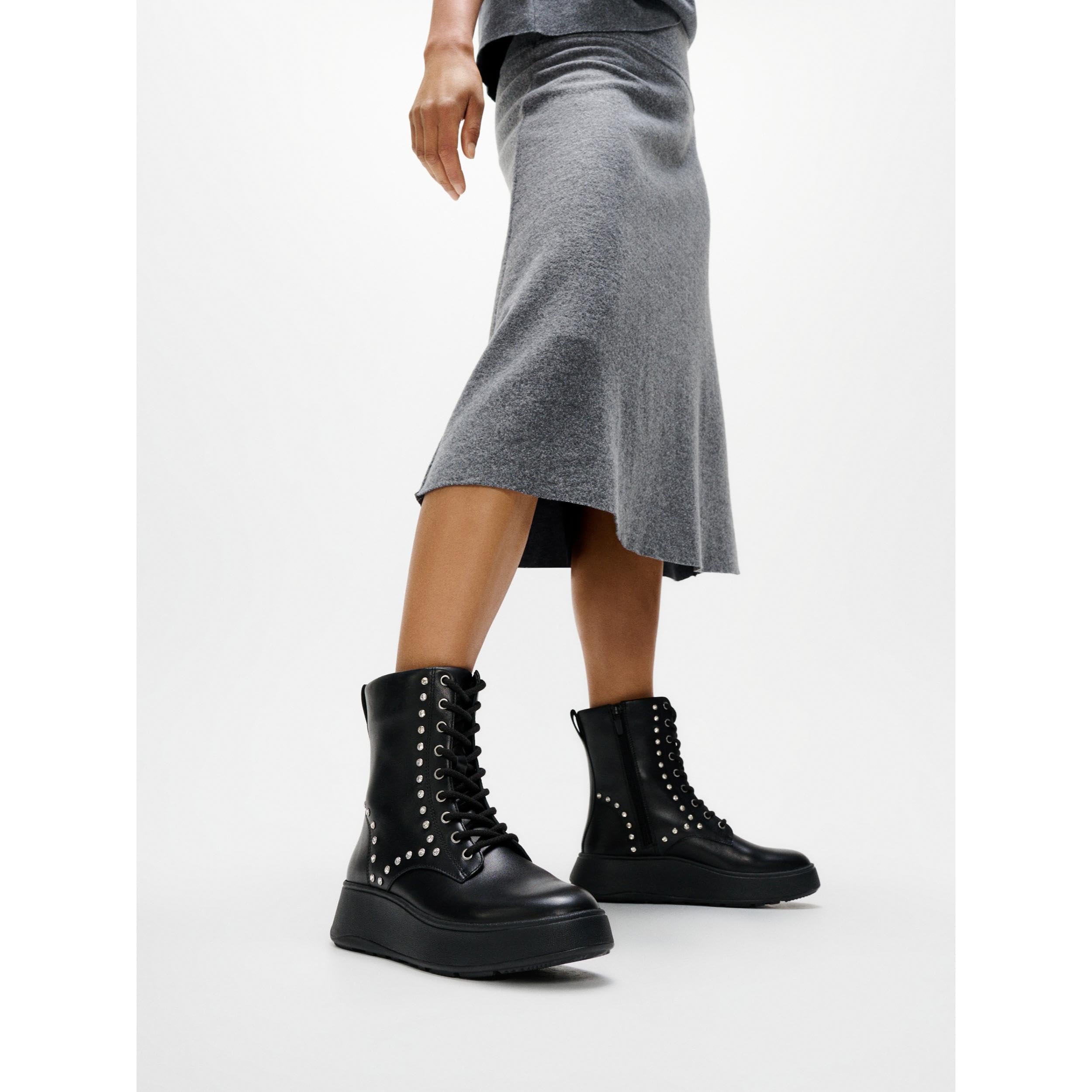 FitFlop F-mode Gem-trim Stivaletti pelle donna 37 EU comodi