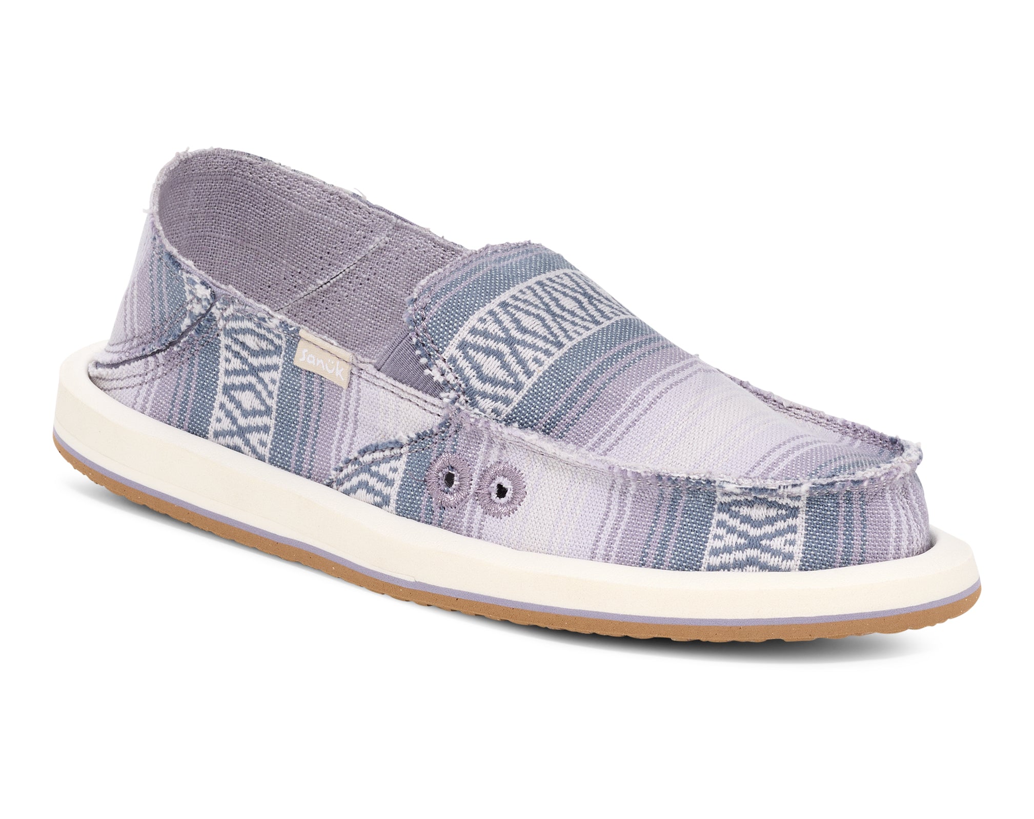 Sanuk Donna slip-on donna in cotone suola morbida