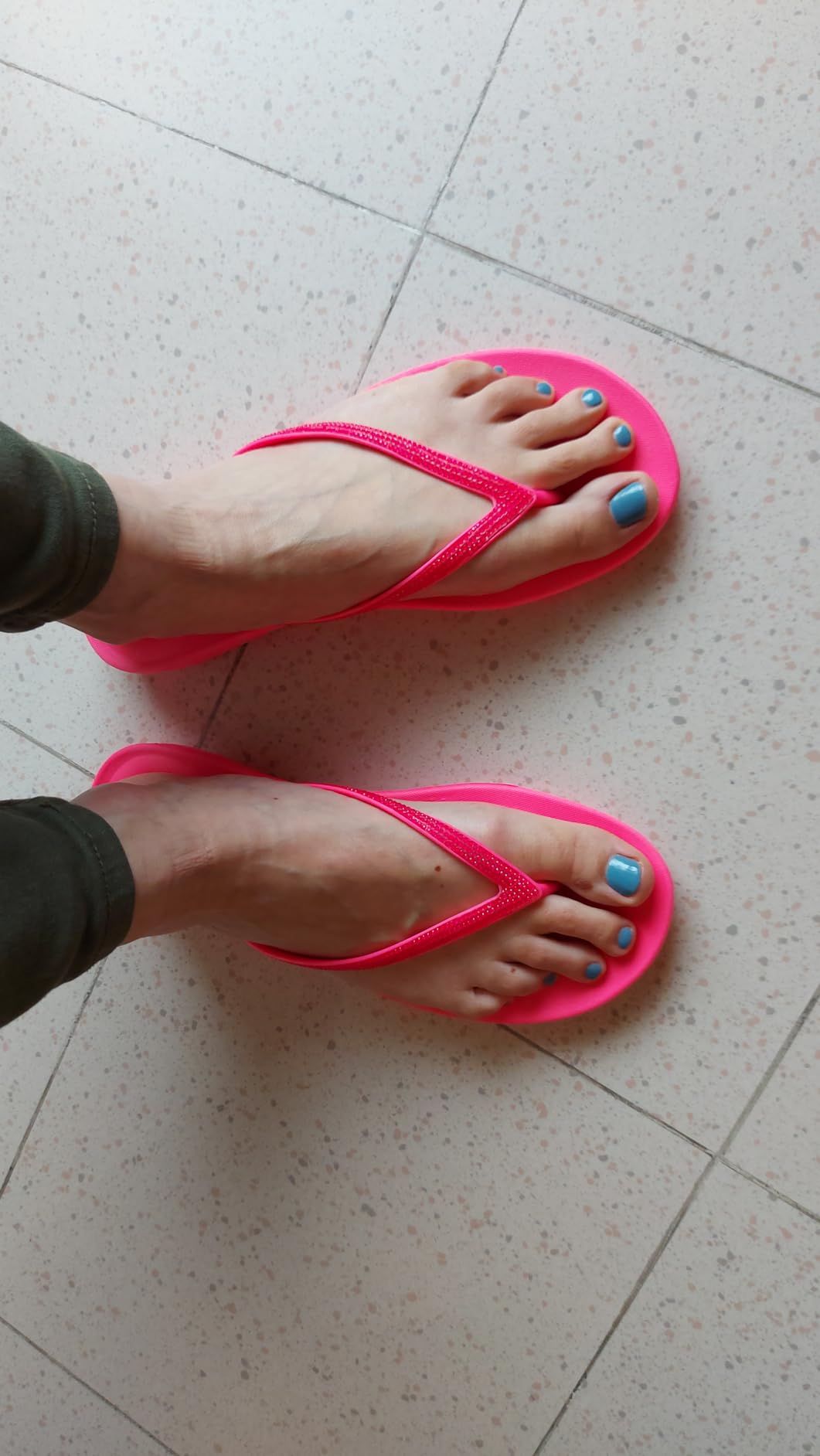FitFlop iQushion Sparkle infradito donna con brillantini impermeabile