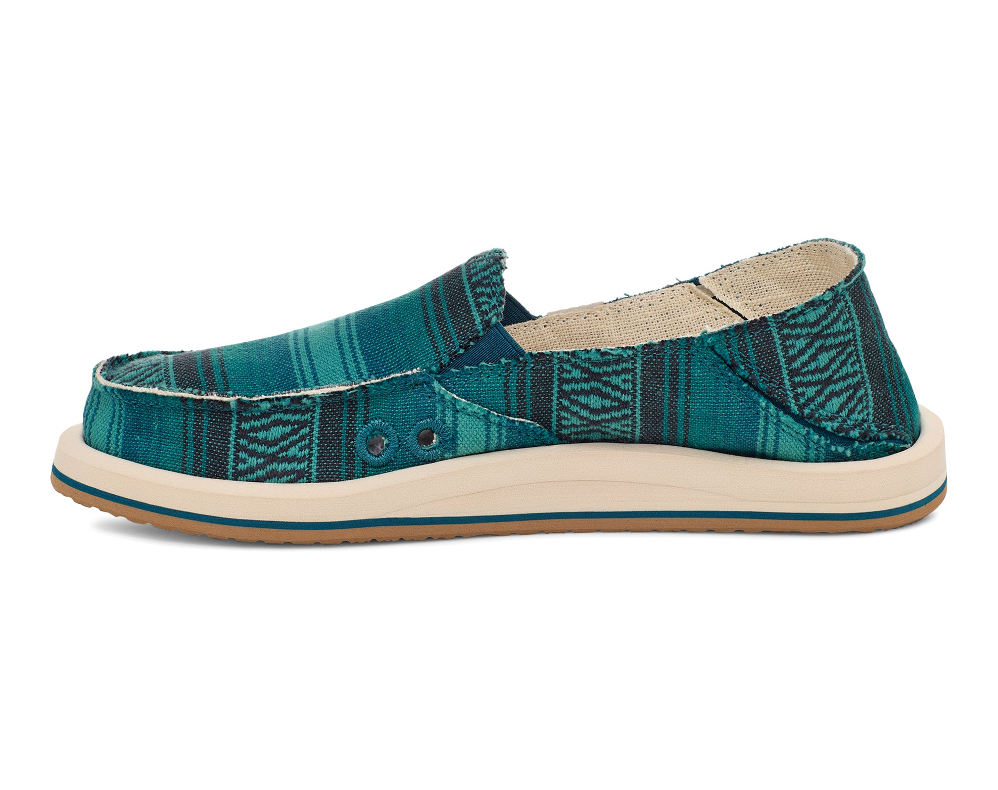 Sanuk Donna slip-on donna in cotone suola morbida