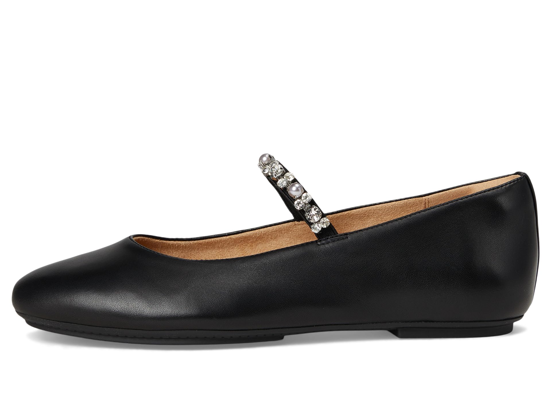 FitFlop Delicato ballerine donna Nero in pelle cristalli