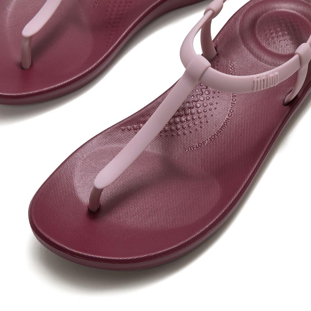 FitFlop iQushion Splash Sandali Donna 39 EU Verde Glint
