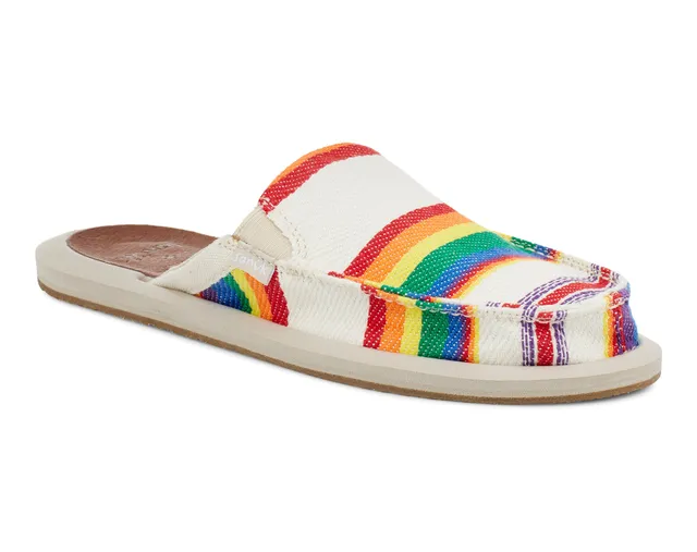 Sanuk We Got Your Back mules donna Pride in canapa